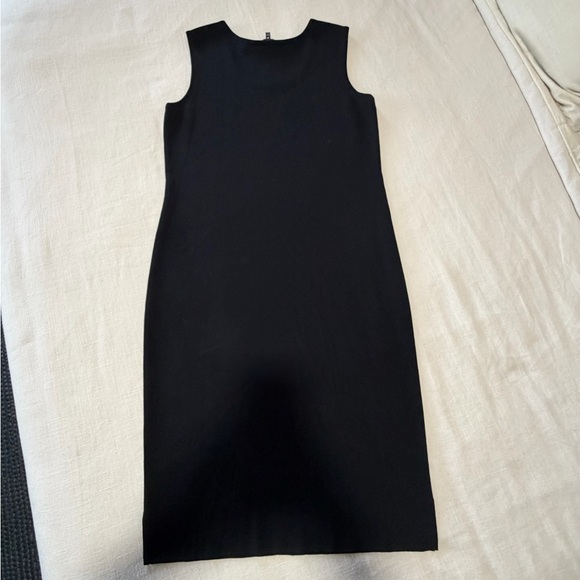 Ming Wang Classic Black Midi Dress - Picture 6 of 7